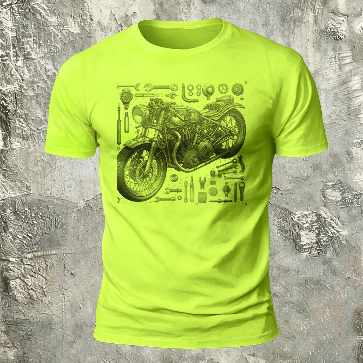 Motorcycle Repair Cool Skin-friendly Casual T-shirt