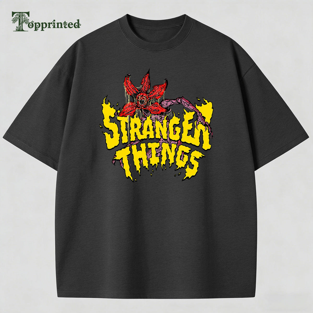 100%Cotton Stranger Things Casual Daily T-shirt