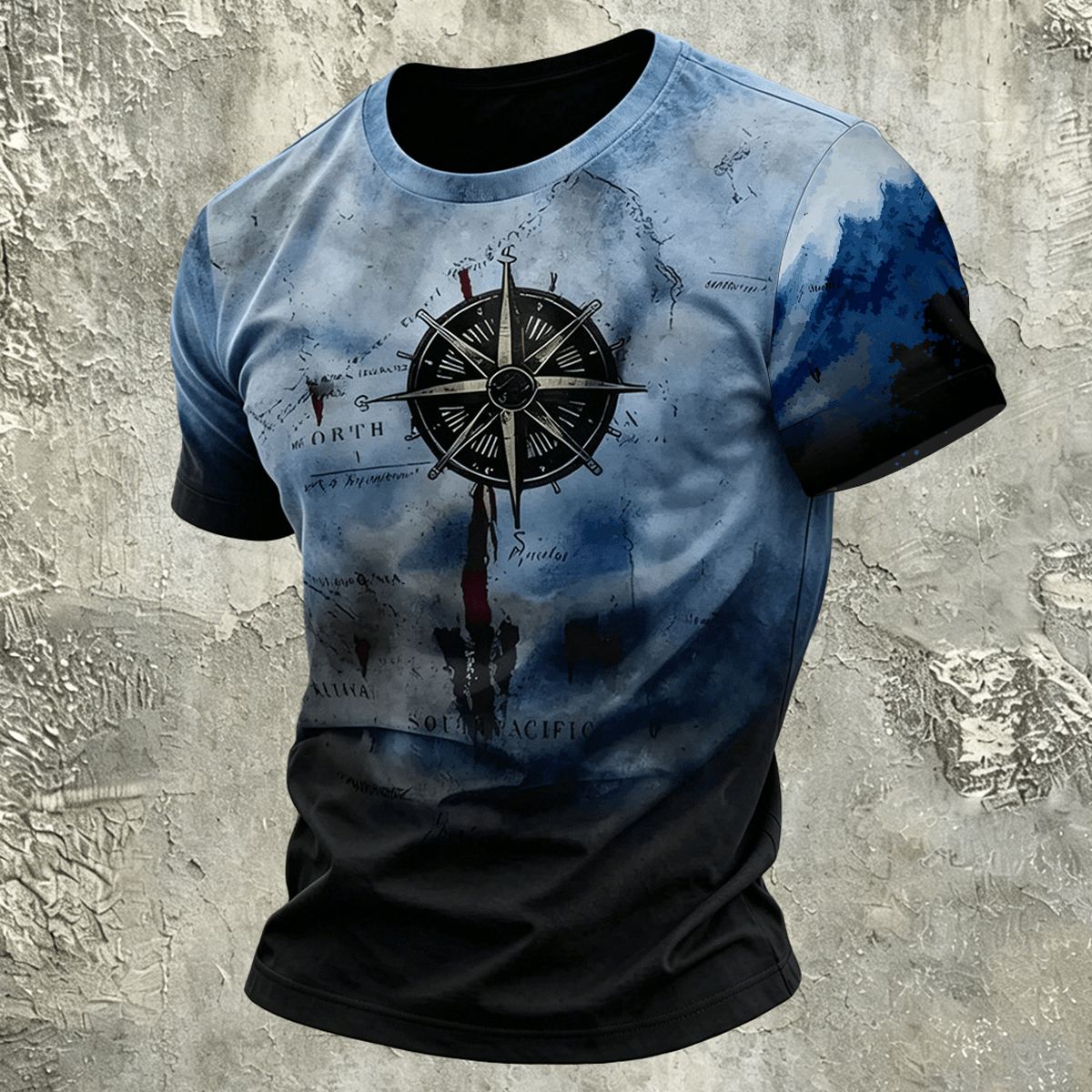 Retro Sailing Graphic Casual Comfortable T-Shirt
