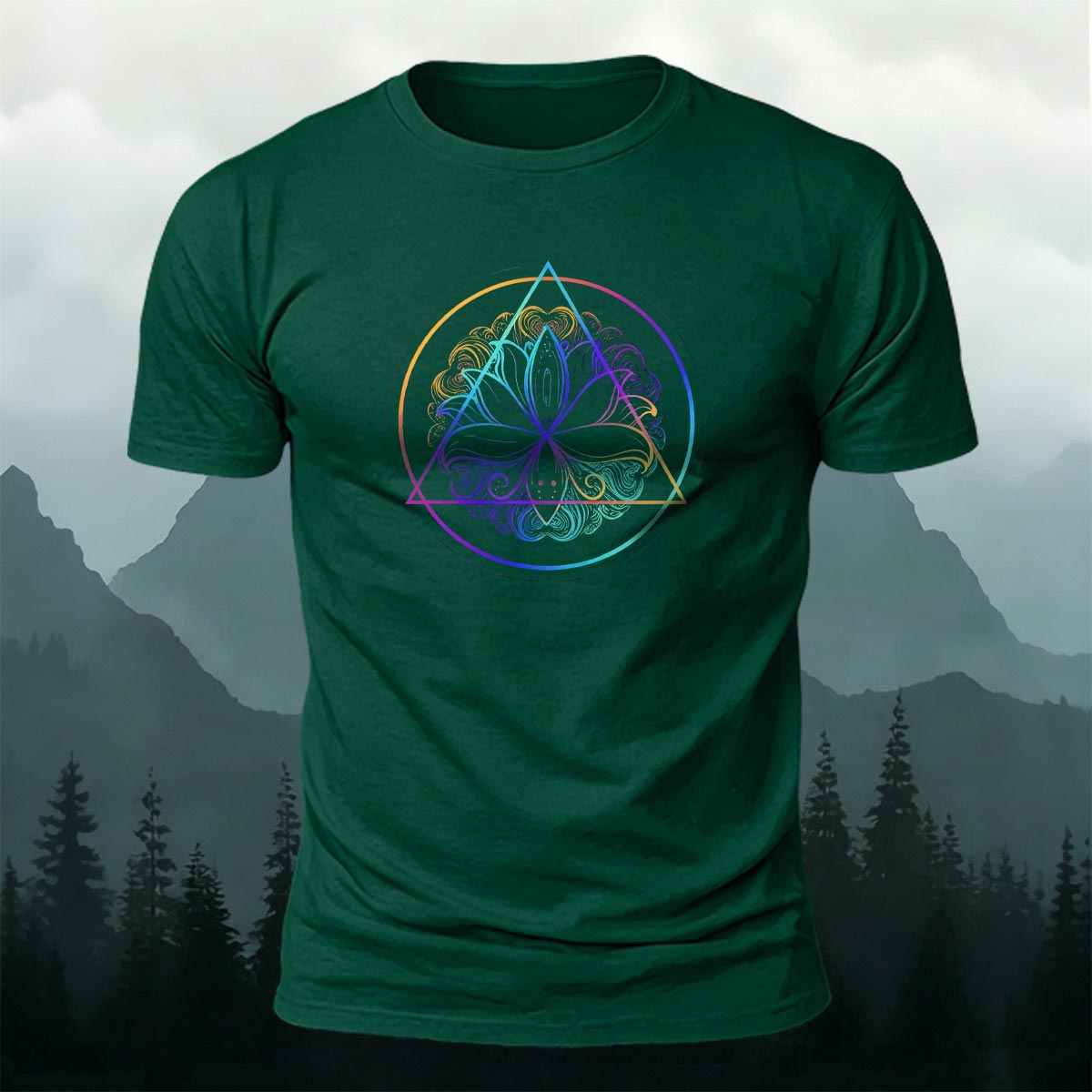 Colorful Pattern Fashion Casual Soft Cotton T-Shirt