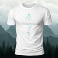 Dreamy Geometric Print Casual Cotton T-Shirt