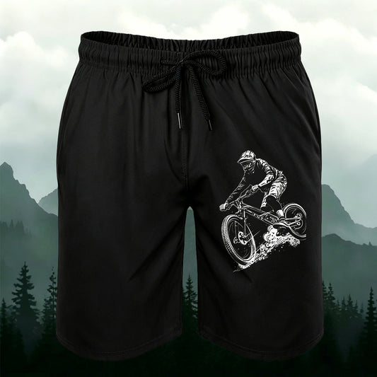 Cycling Print Outdoor Casual Comfortable Shorts