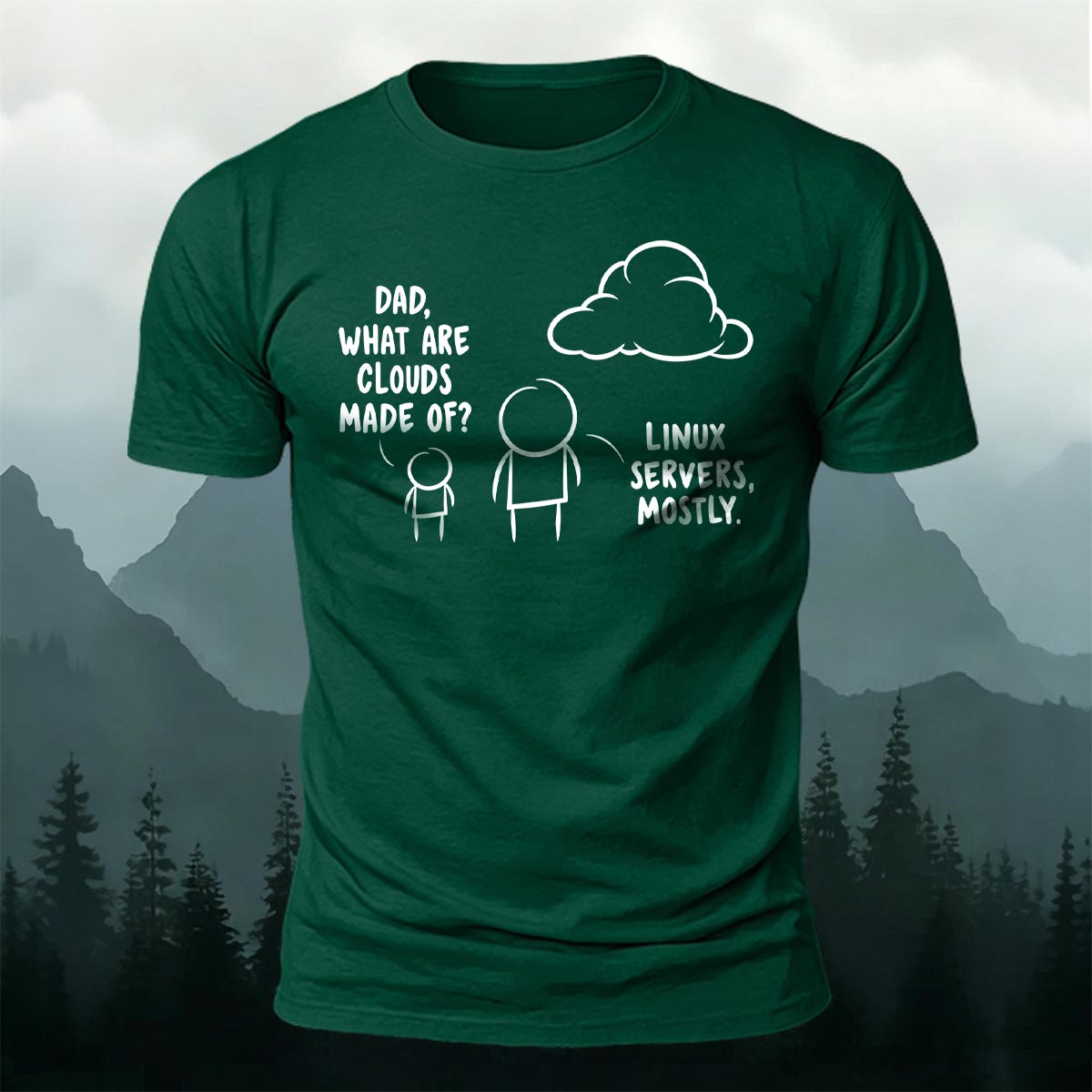 Funny Dialogue Casual Soft Skin-Friendly T-Shirt