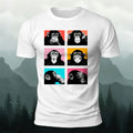 Fun Gorilla Print Casual 100% Cotton T-Shirt