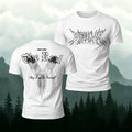 Retro-Style Phoenix Print Casual Cotton T-Shirt
