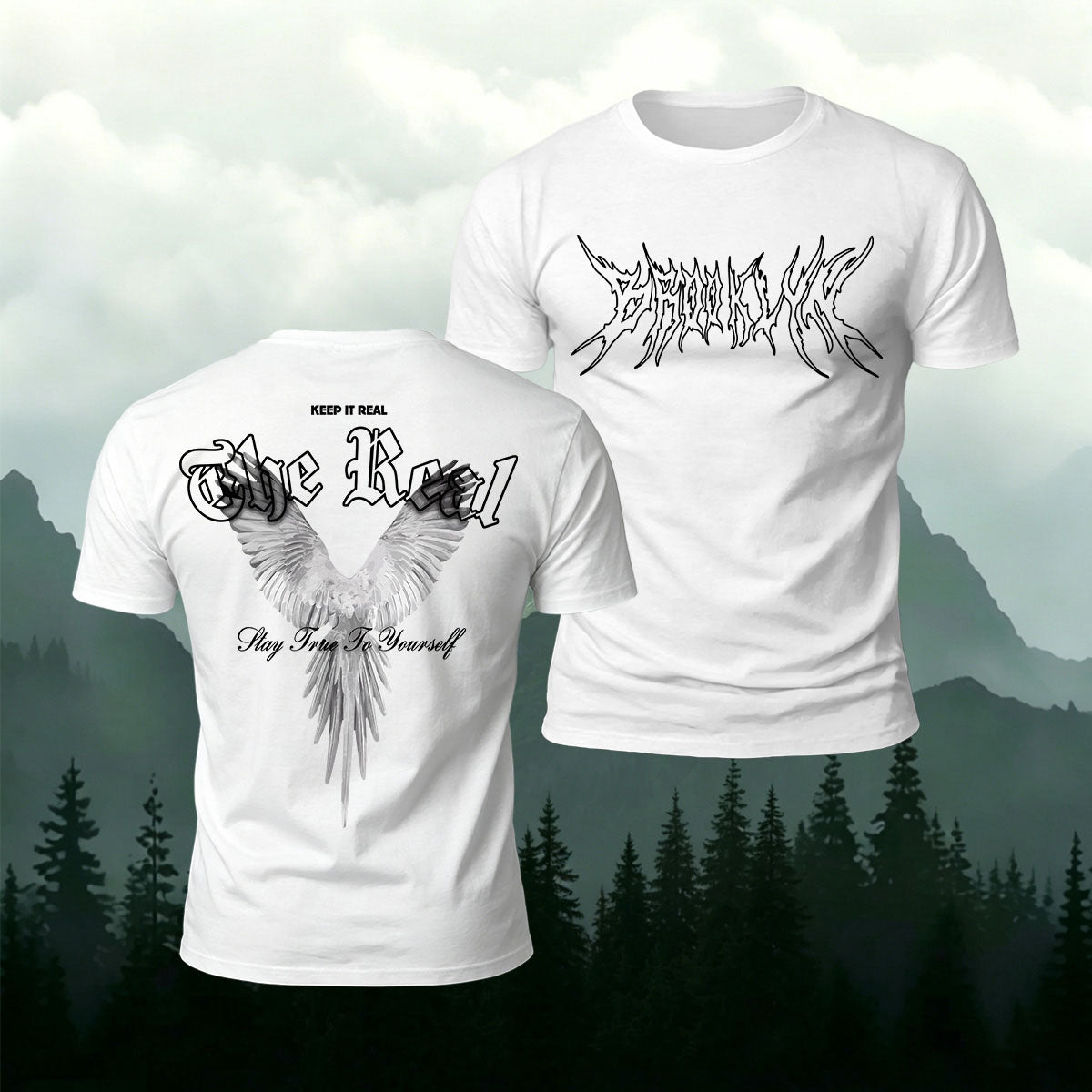 Retro-Style Phoenix Print Casual Cotton T-Shirt