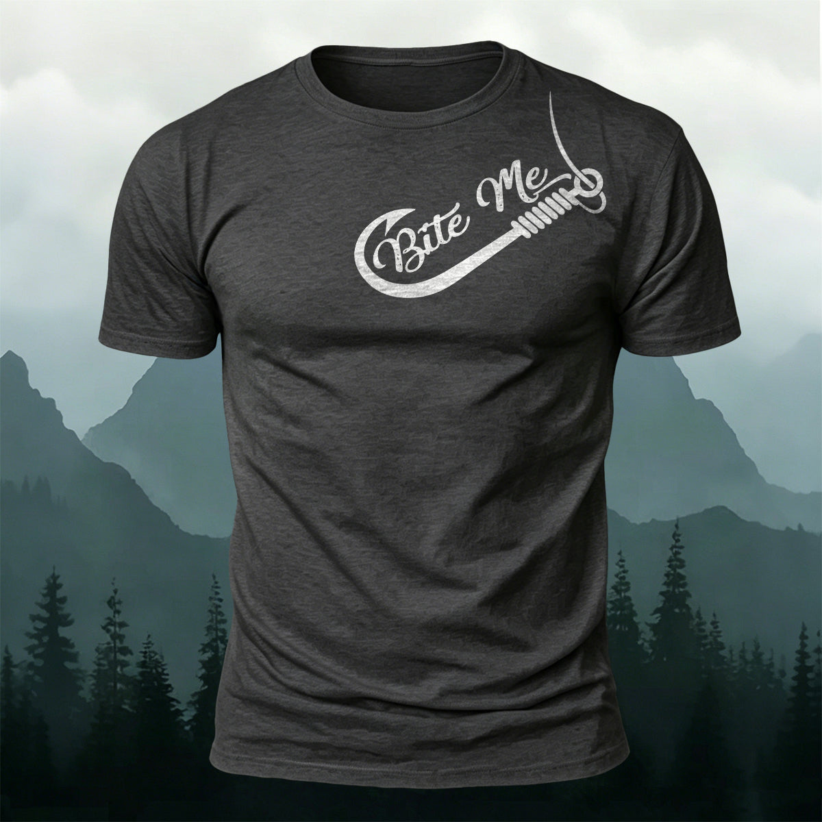 Scimitar Silhouette Print Versatile 100% Cotton T-Shirt