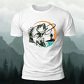 Fishing Pattern UV Transfer Outdoor Comfortable T-Shirt