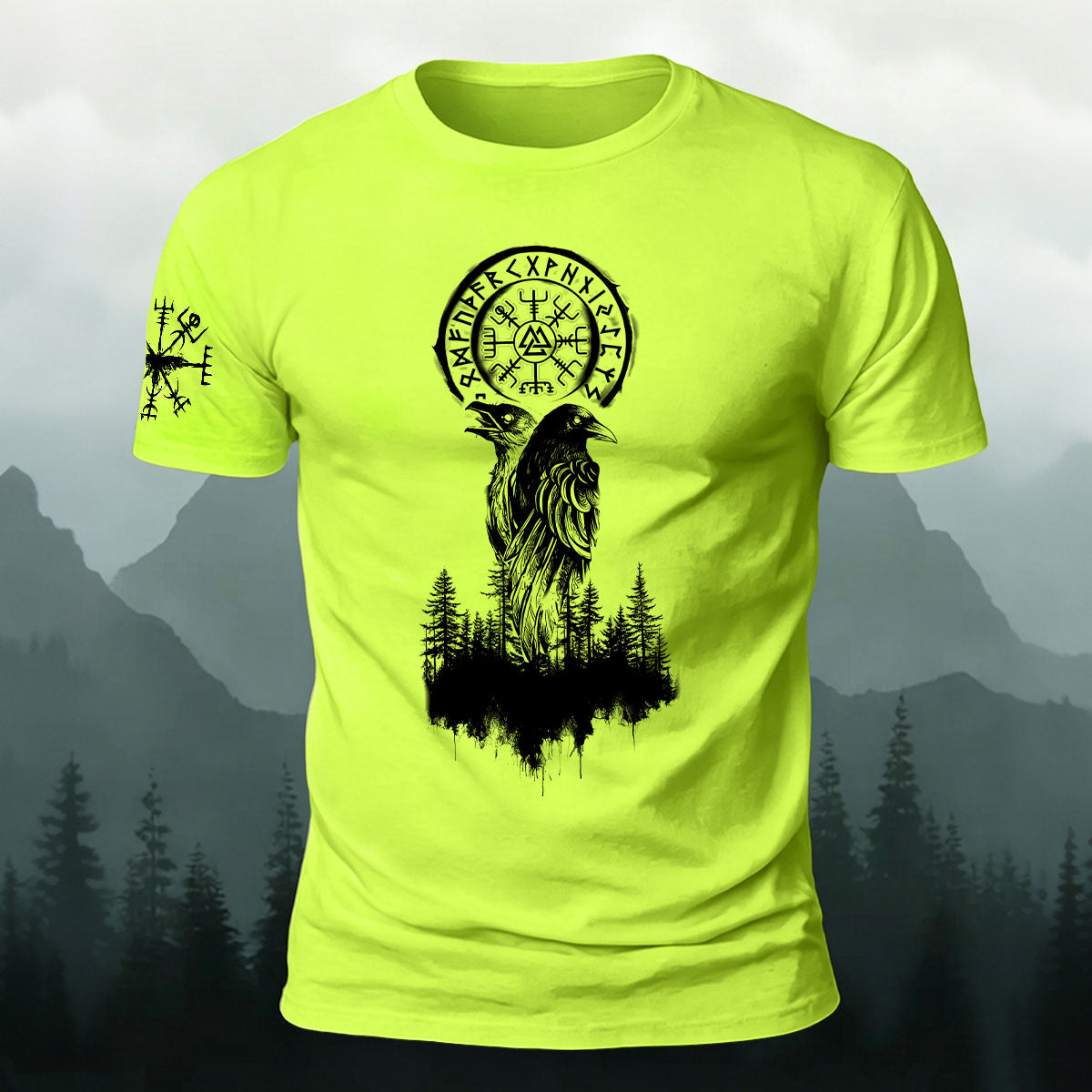 Tribal Eagle Totem Casual Cotton T-Shirt