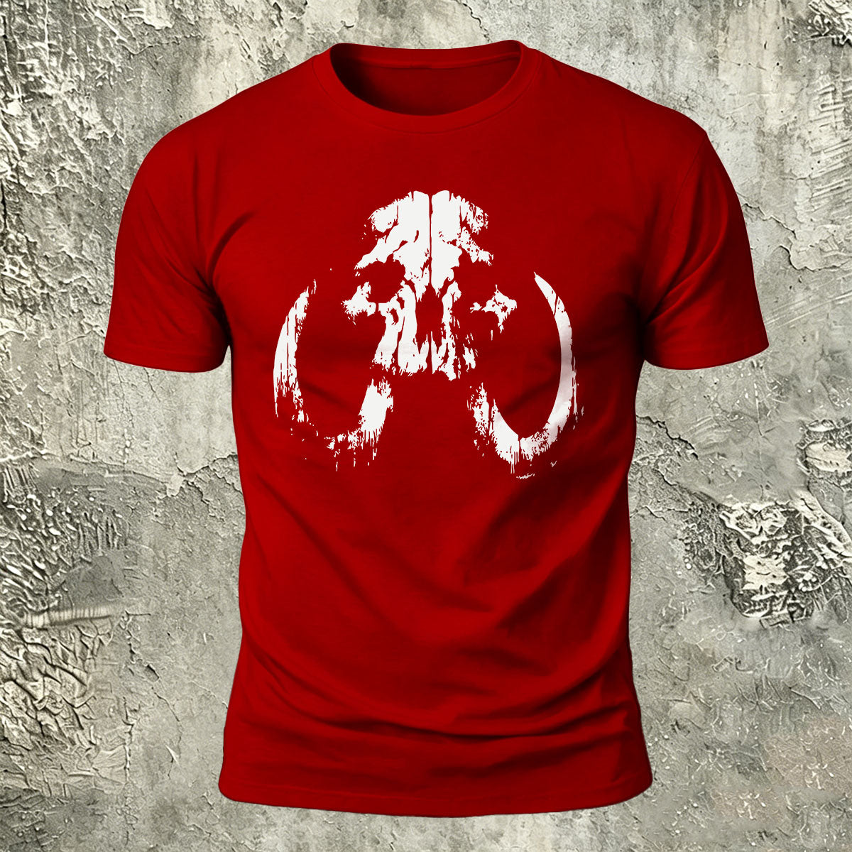 Lung Silhouette Print Cotton Crew-Neck T-Shirt