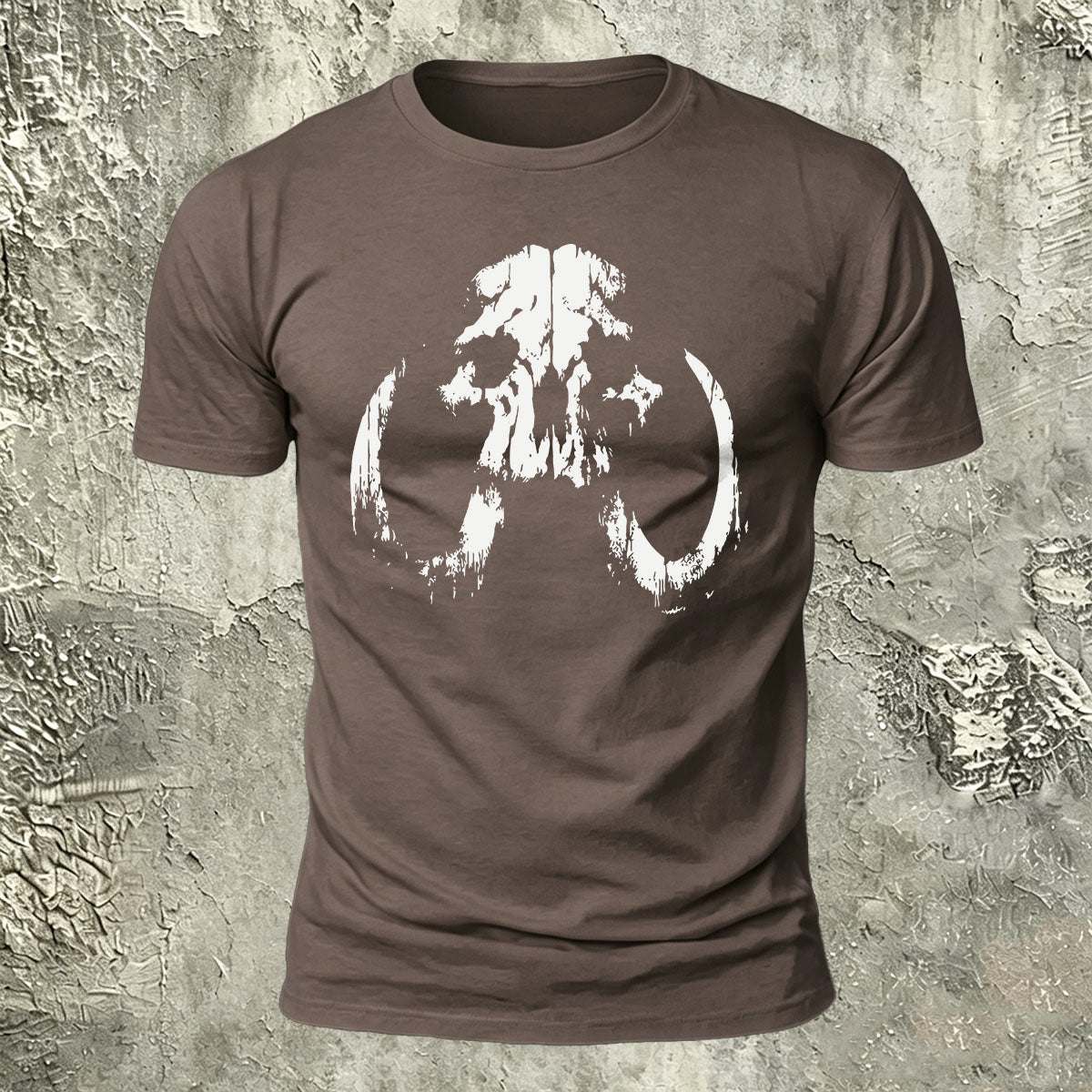 Lung Silhouette Print Cotton Crew-Neck T-Shirt