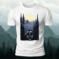 Mountain Biking Print Outdoor Trendy Casual Tee