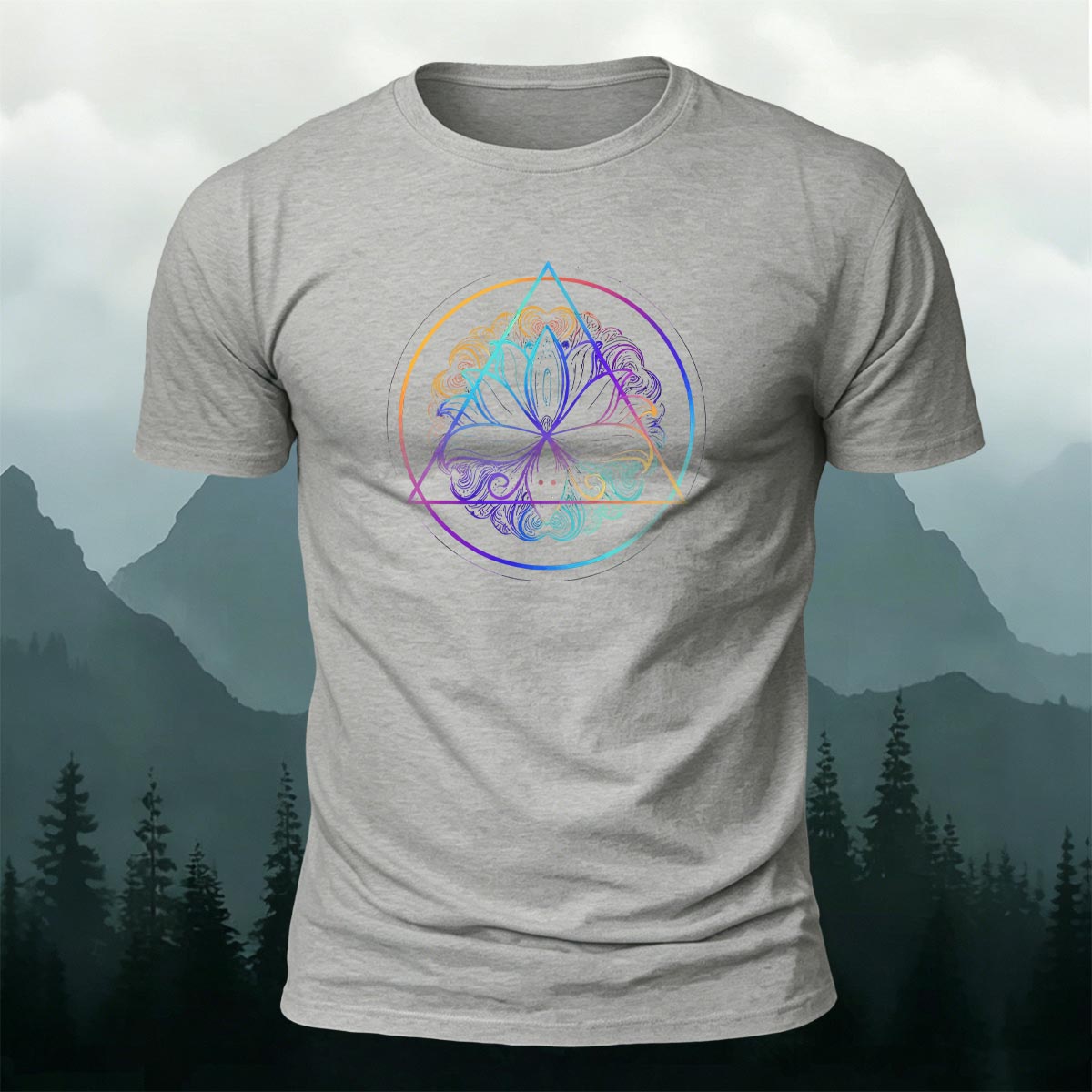 Colorful Pattern Fashion Casual Soft Cotton T-Shirt