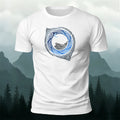 Spiral Mythical Totem Print Casual Cotton T-Shirt