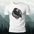 Bird Pattern Casual Natural 100% Cotton T-Shirt