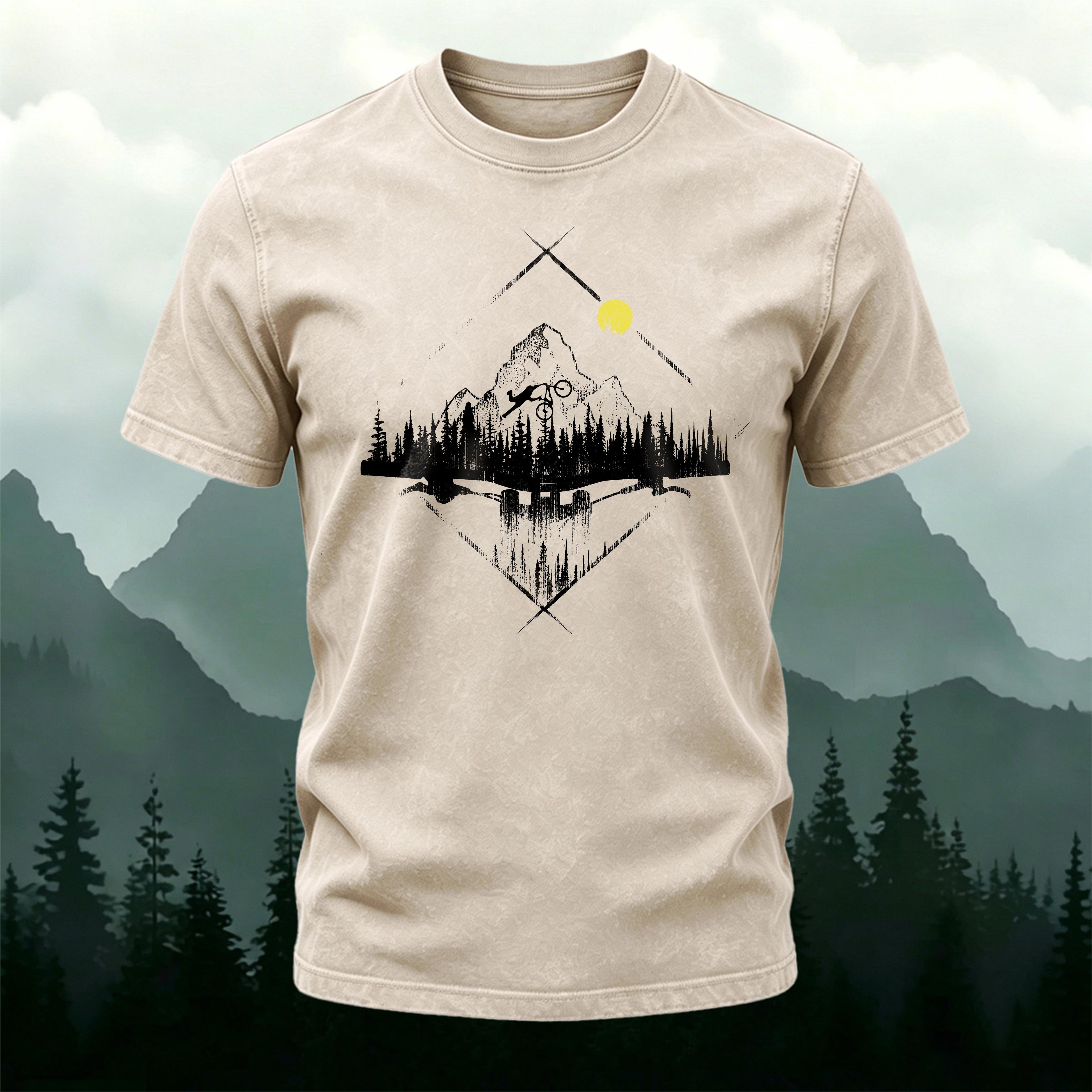 Mountain Cycling Printed Casual Breathable T-Shirt