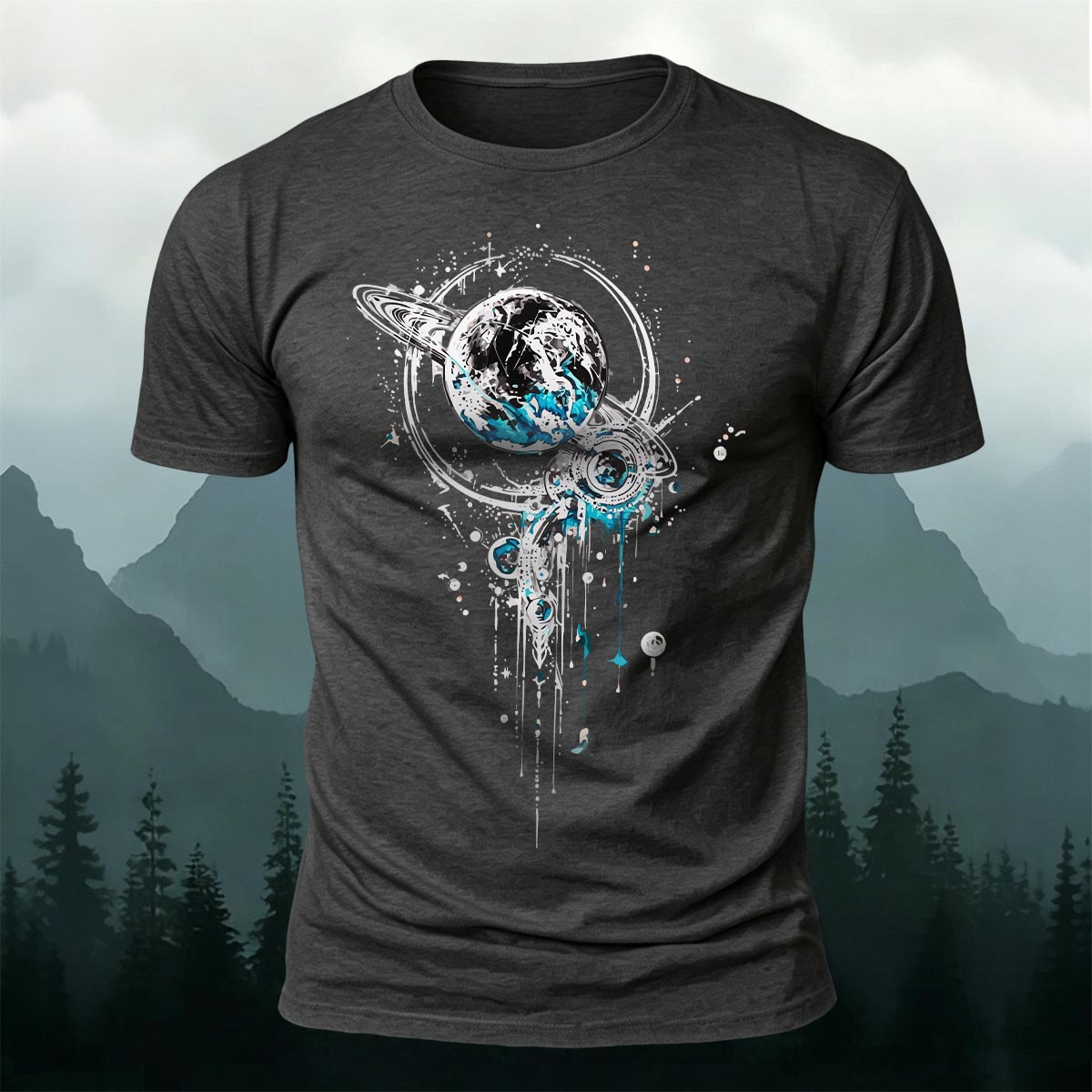 Tech Planet Fashion Print Casual Cotton T-Shirt