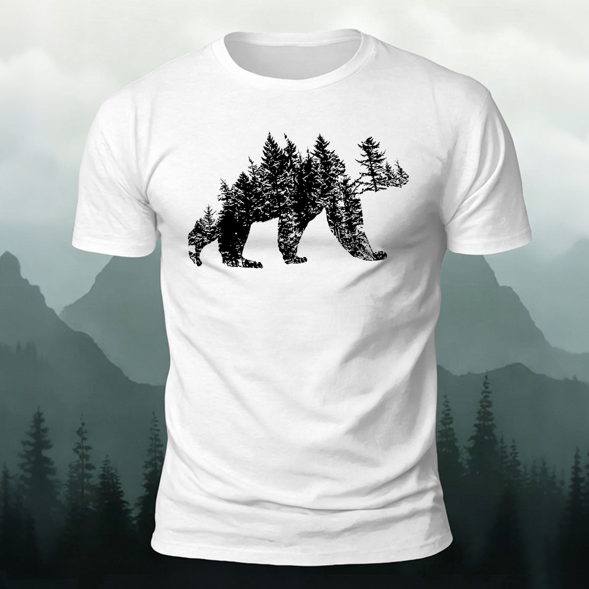Artistic Dinosaur Illustration Premium Cotton Casual T-Shirt