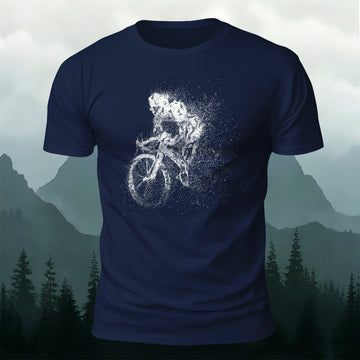Cycling Graphic Casual Breathable Material T-Shirt
