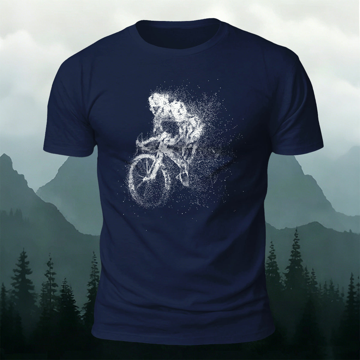 Cycling Graphic Casual Breathable Material T-Shirt