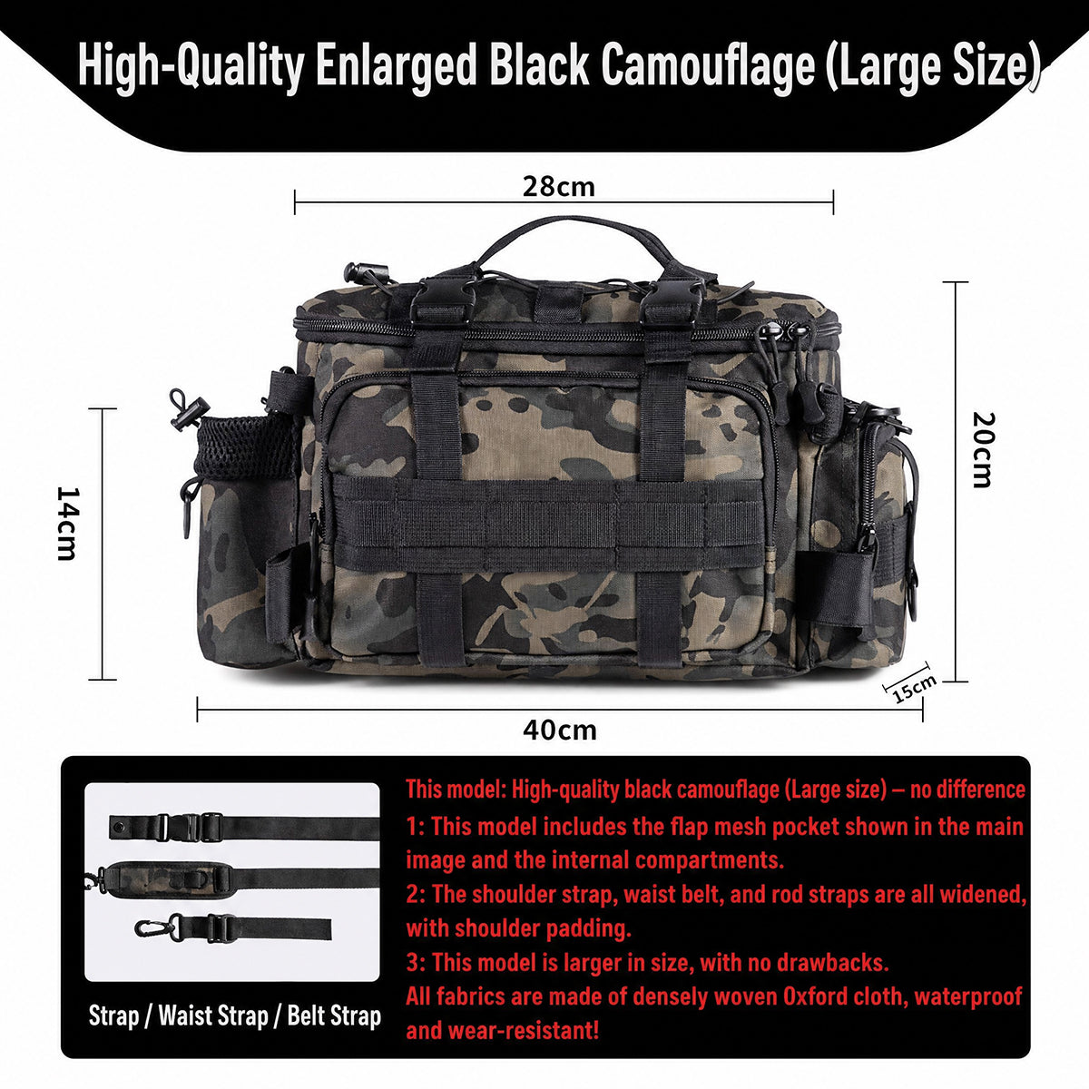 Waterproof Multifunctional Fishing Accessories Storage Bag