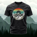 Retro Natural Cycling Outdoor Washed Cotton T-Shirt
