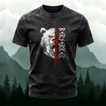 Unique Print Stylish Washed Cotton Casual T-Shirt