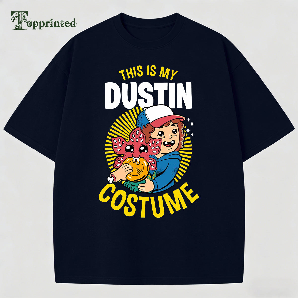This is my Dustin Costume Casual Cotton T-shirt