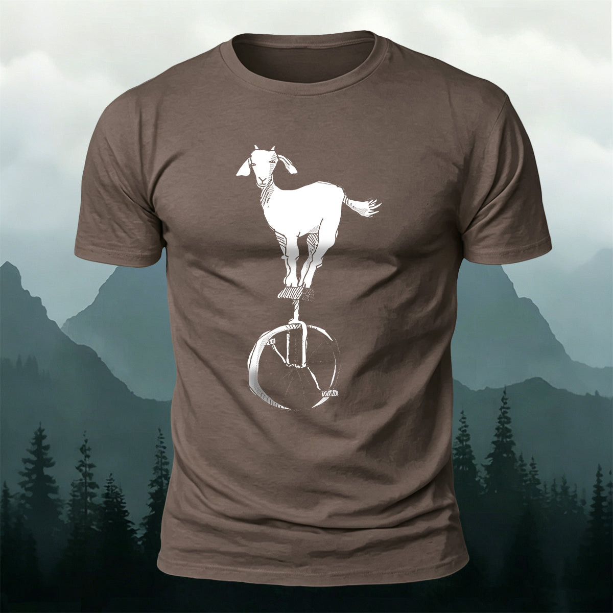 Goat Acrobatics Print Outdoor Versatile T-Shirt