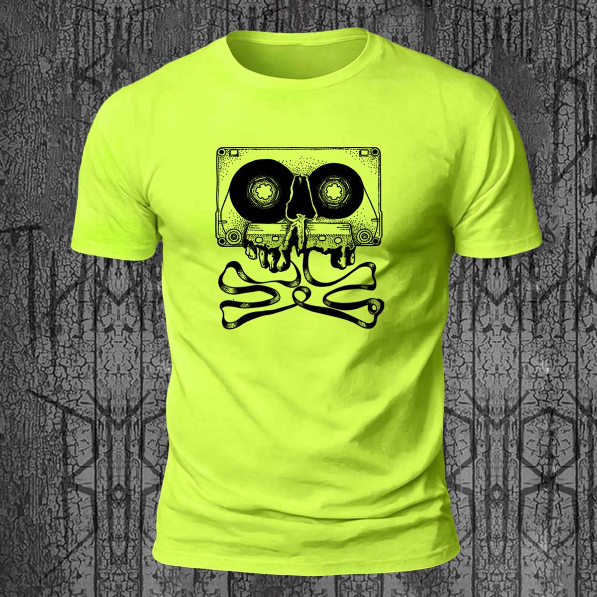 Skull Artistic Printed Trendy 100% Cotton T-Shirt