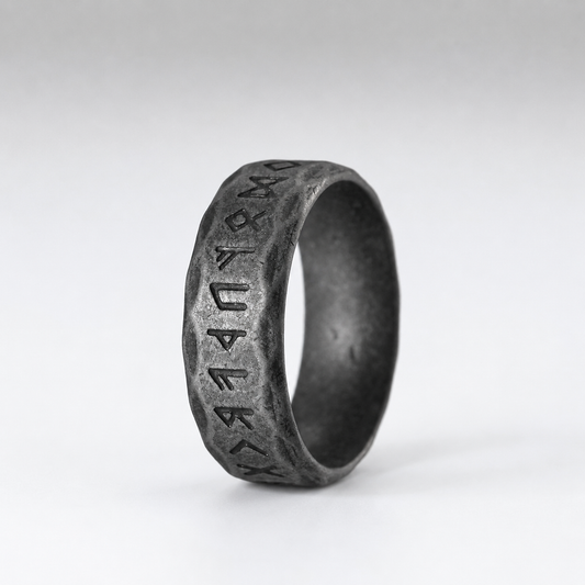 Vintage Antique Minimalist Trendy Stainless Steel Ring