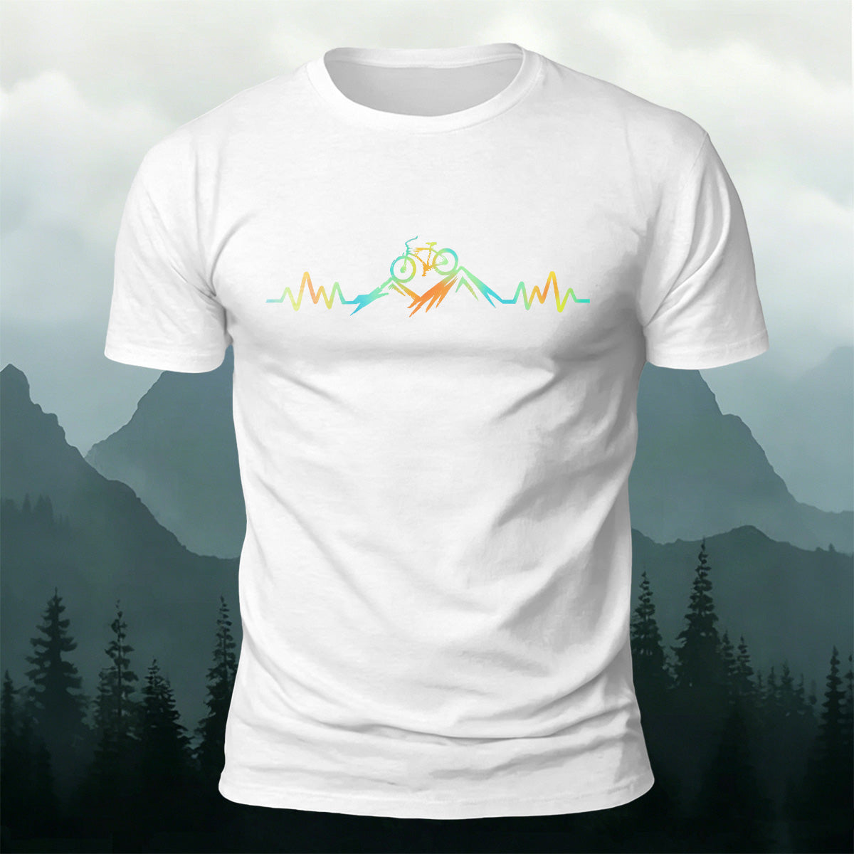 Minimalist Illustration 100% Cotton T-Shirt White