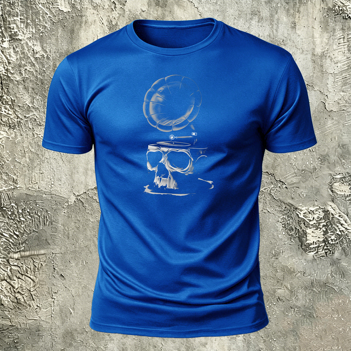 Vintage Music Print Casual Premium Cotton T-Shirt