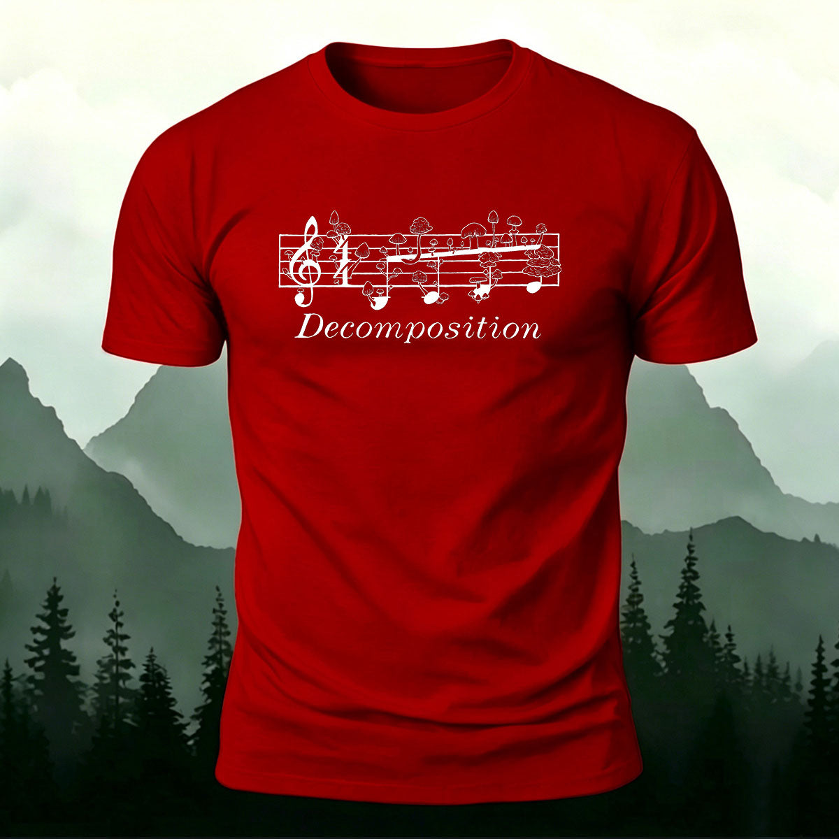 Enjoy Music Artistic Printed Premium Cotton T-shirt