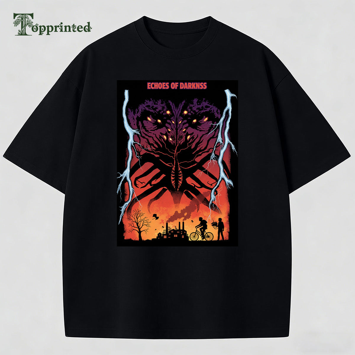 Echoes of Darkness Casual Cotton T-shirt