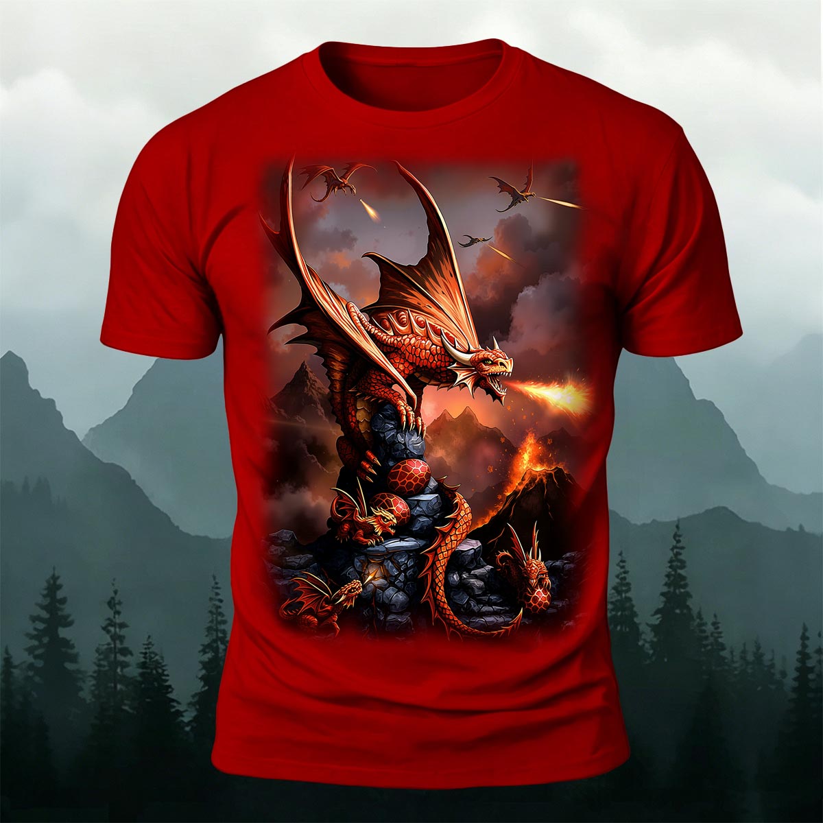 Take 10% off & get free gift！Soft-touch Feel,High-resolution print,All-day comfort Red