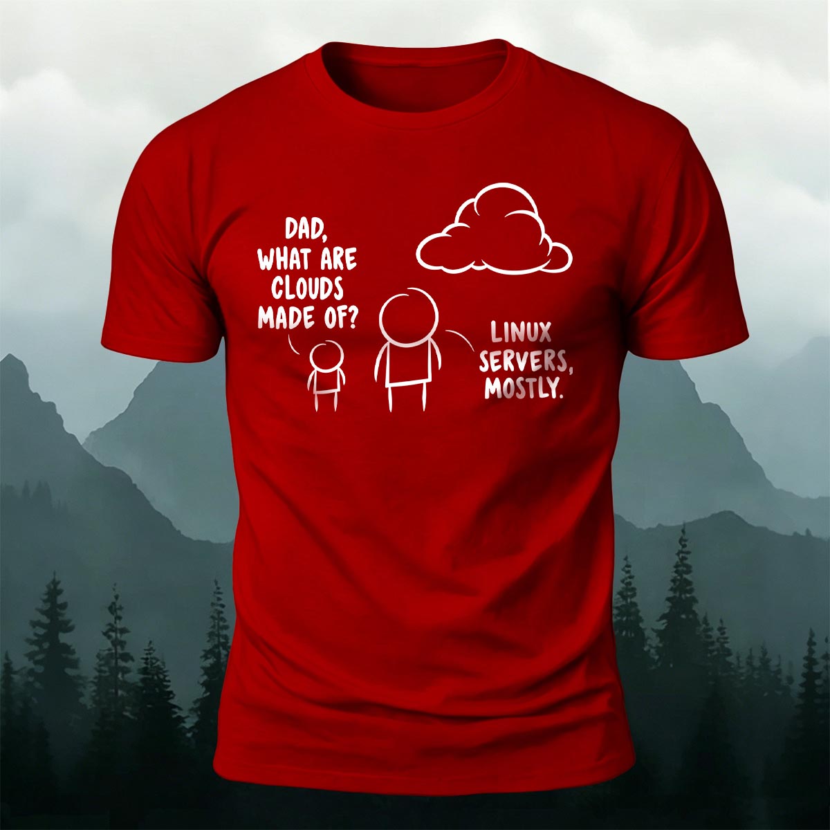 Funny Dialogue Casual Soft Skin-Friendly T-Shirt