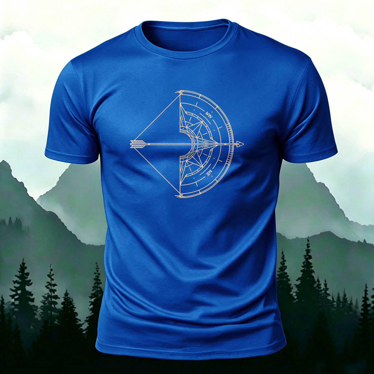 Bow and Arrow Graphic Trend Premium Cotton T-Shirt