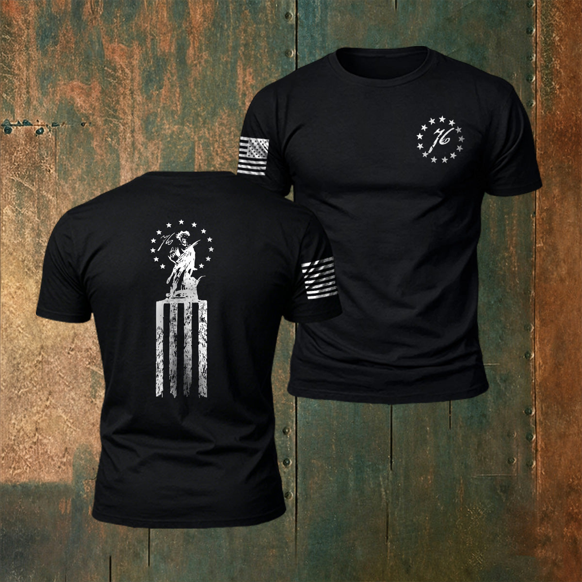 Hero Print American Vintage Premium Cotton T-Shirt