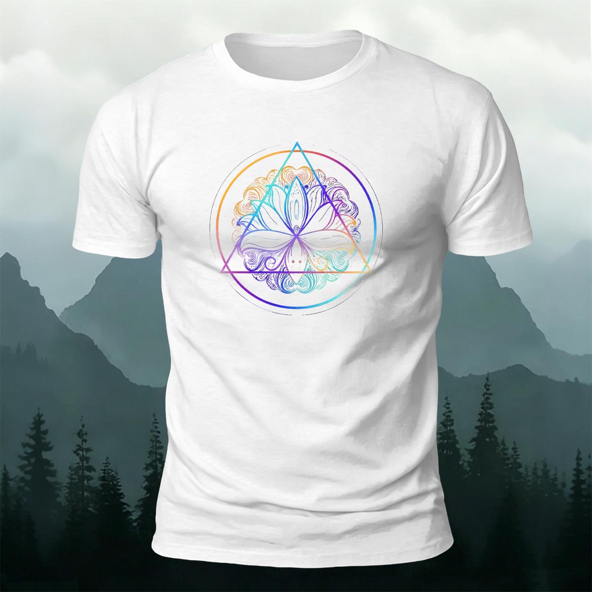 Colorful Pattern Fashion Casual Soft Cotton T-Shirt