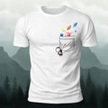 Astronaut Fun Print Premium Cotton Casual T-Shirt