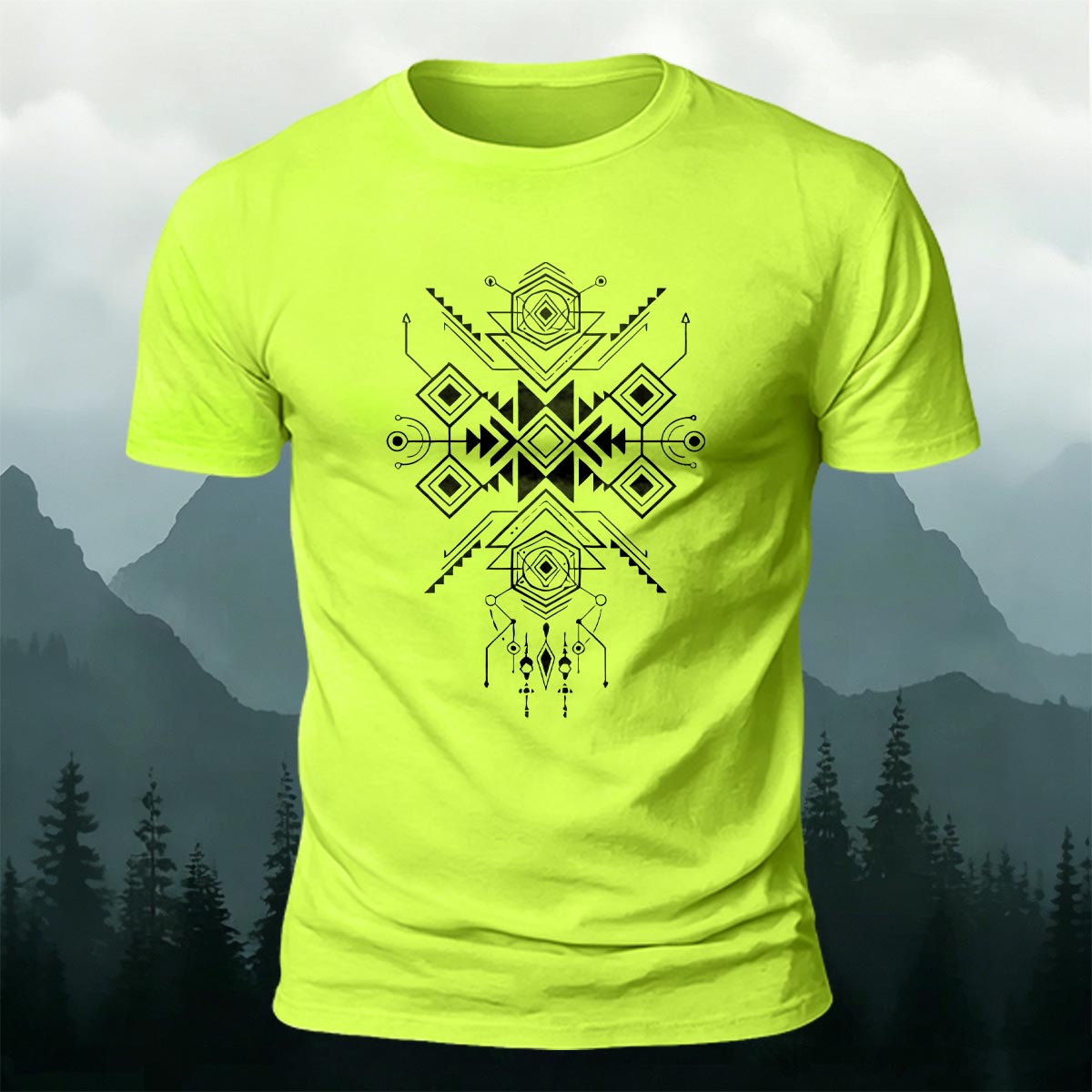 Artistic Graphic Minimalist Premium Cotton T-shirt