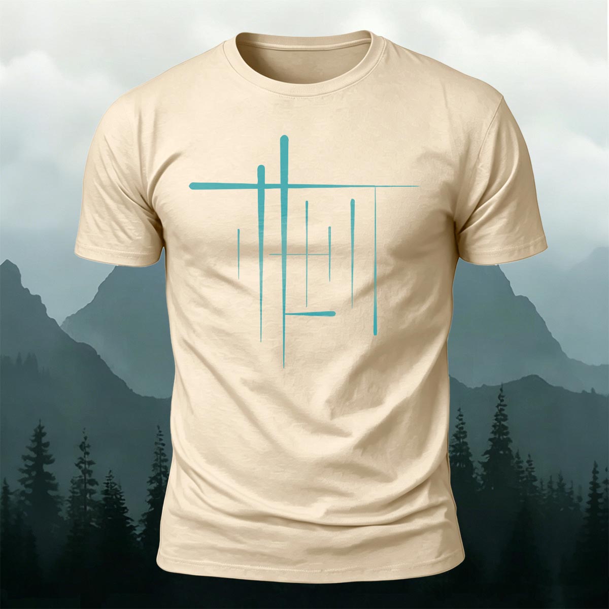 Simple Graphic Classic Premium Cotton Casual T-Shirt