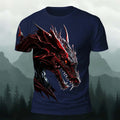 Sublimation Mythical Fierce Dragon Graphic Unique Tee