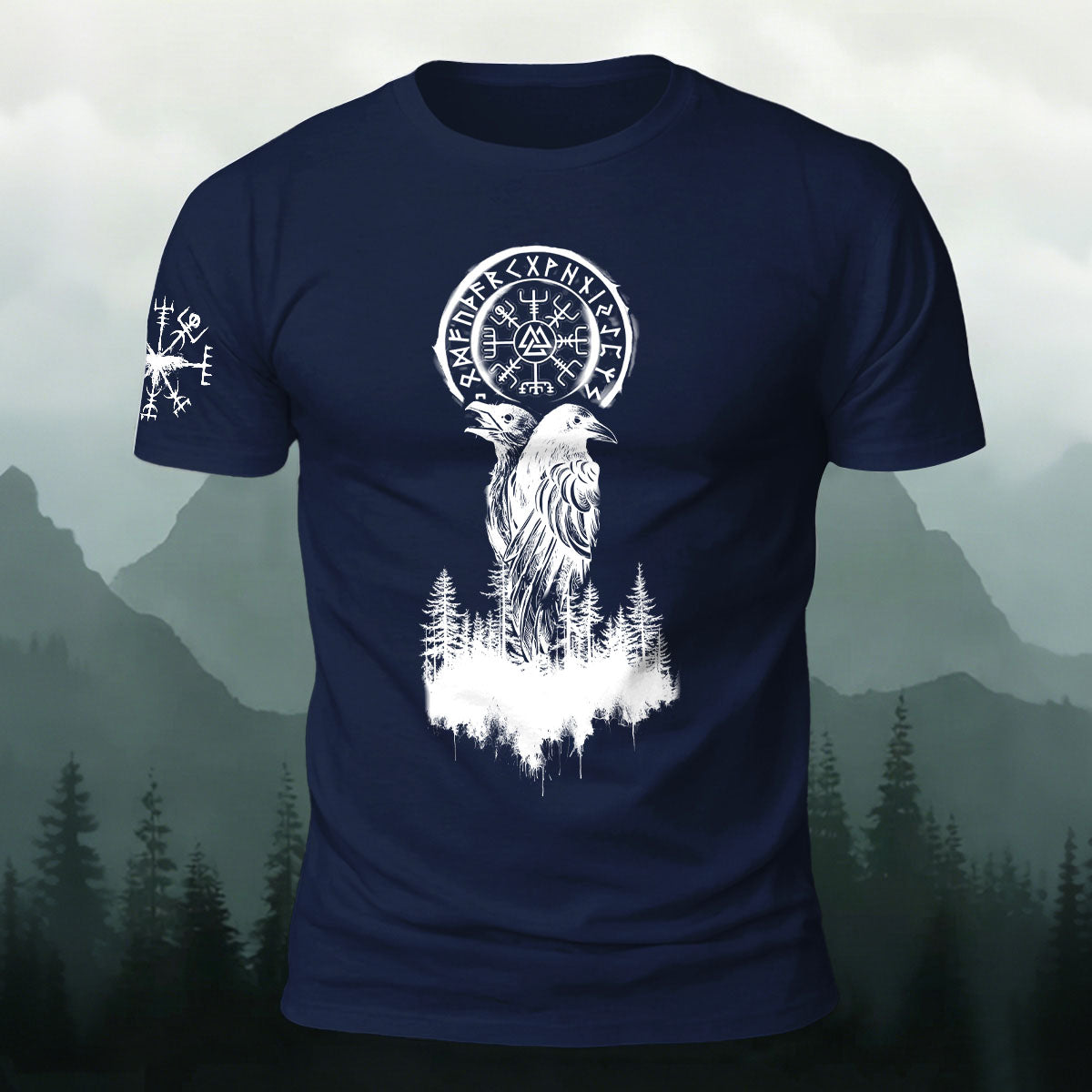 Tribal Eagle Totem Casual Cotton T-Shirt