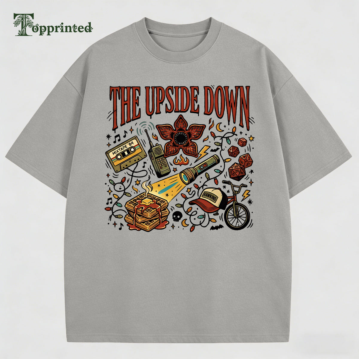 Stranger Things The Upside Down Casual T-shirt