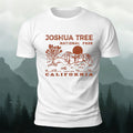 Joshua Tree Pattern  Premium Cotton T-Shirt White