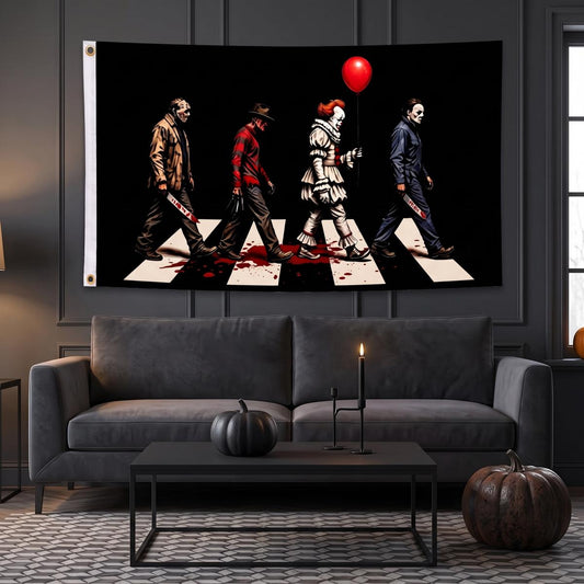 Polyester Horror Villains Crosswalk Flag