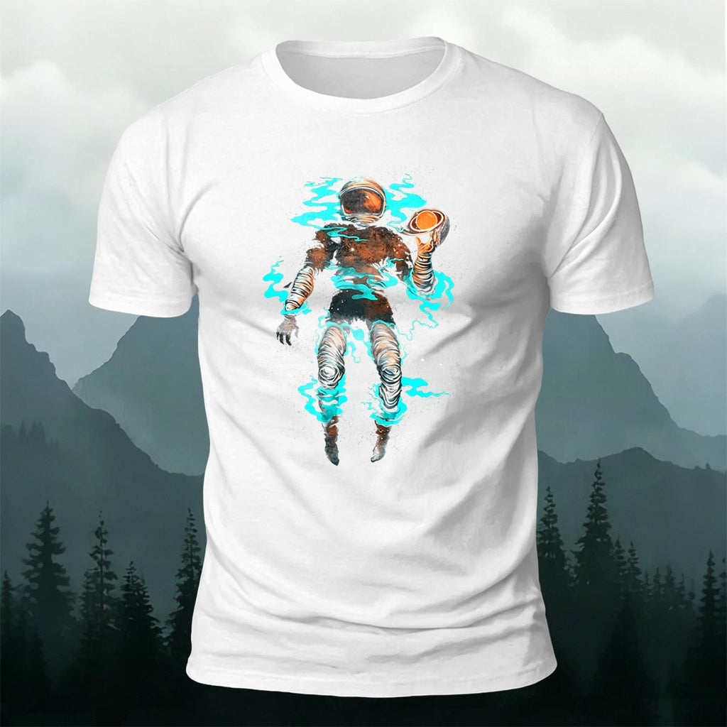Astronaut Graphic Fashion Premium Cotton T-Shirt
