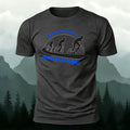 Bike Race Print Casual Versatile Cotton T-Shirt